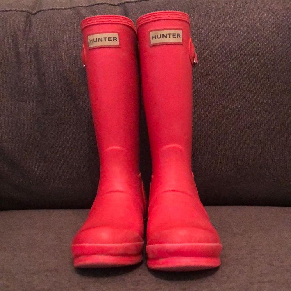 Girls Hunter Rain Boots US Size 3